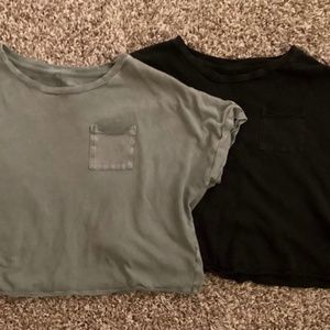 2pcs Cropped Tee
